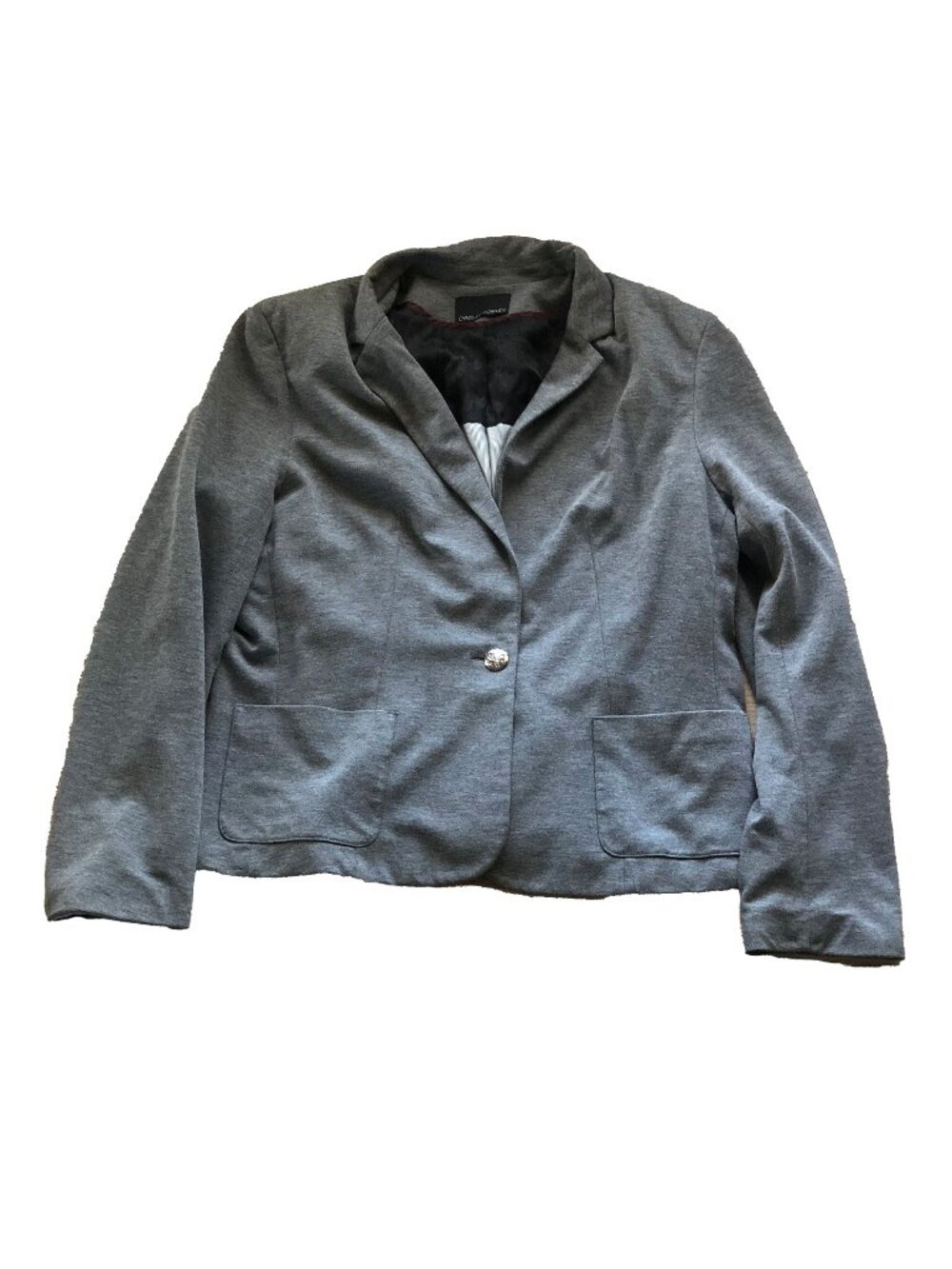 Cynthia Rowley Gray Blazer Women's XL Career Business Preppy Academia
